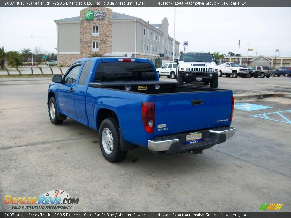 2007 Isuzu i-Series Truck i-290 S Extended Cab Pacific Blue / Medium Pewter Photo #3
