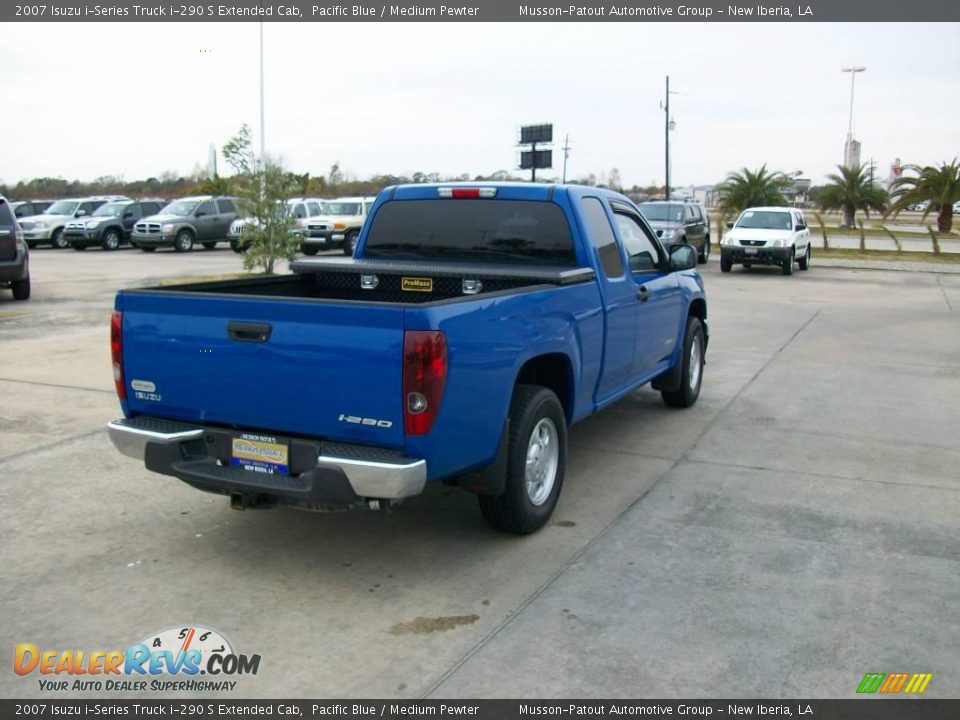 2007 Isuzu i-Series Truck i-290 S Extended Cab Pacific Blue / Medium Pewter Photo #5