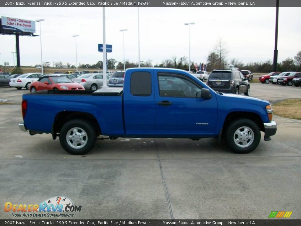 2007 Isuzu i-Series Truck i-290 S Extended Cab Pacific Blue / Medium Pewter Photo #6