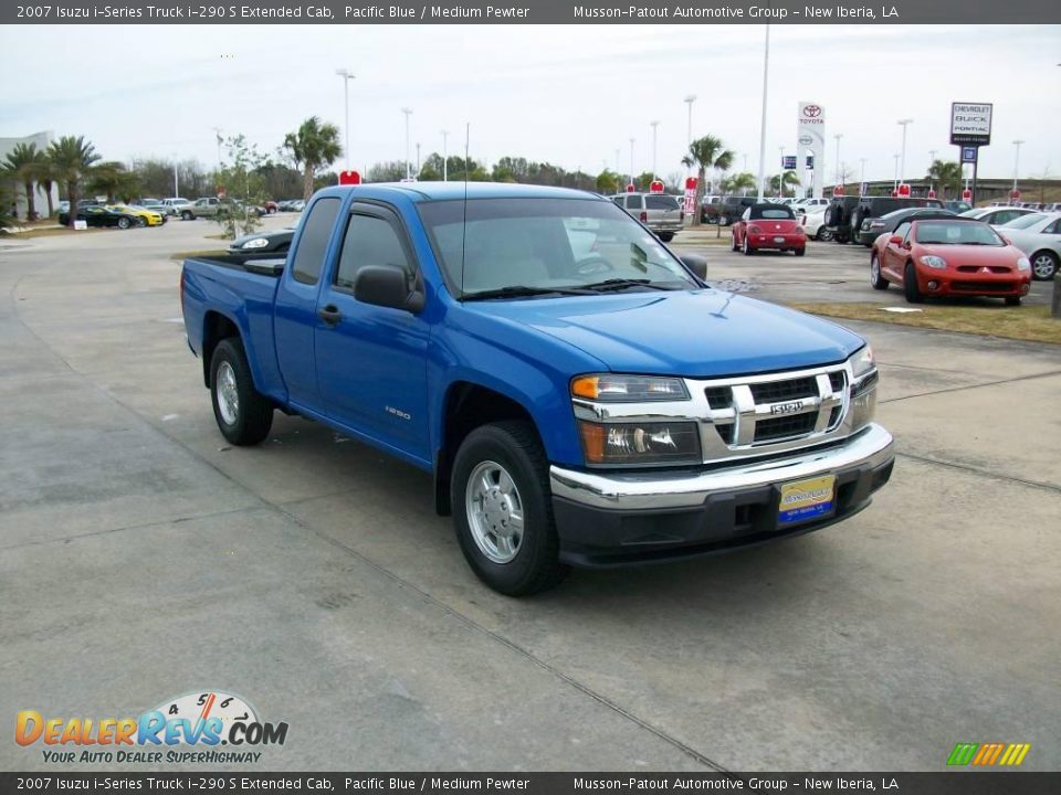 2007 Isuzu i-Series Truck i-290 S Extended Cab Pacific Blue / Medium Pewter Photo #7
