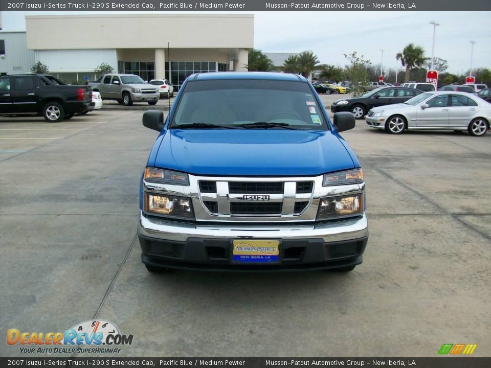 2007 Isuzu i-Series Truck i-290 S Extended Cab Pacific Blue / Medium Pewter Photo #8