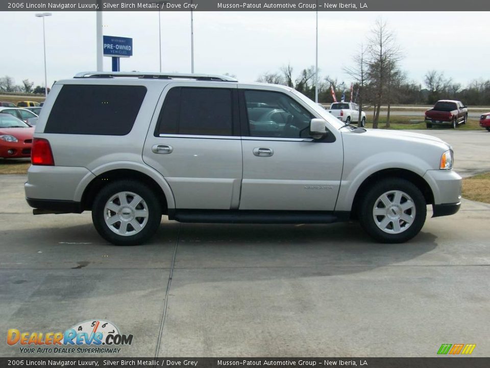 2006 Lincoln Navigator Luxury Silver Birch Metallic / Dove Grey Photo #6
