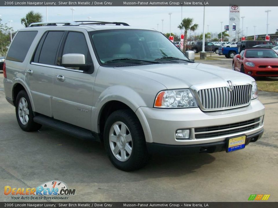 2006 Lincoln Navigator Luxury Silver Birch Metallic / Dove Grey Photo #7