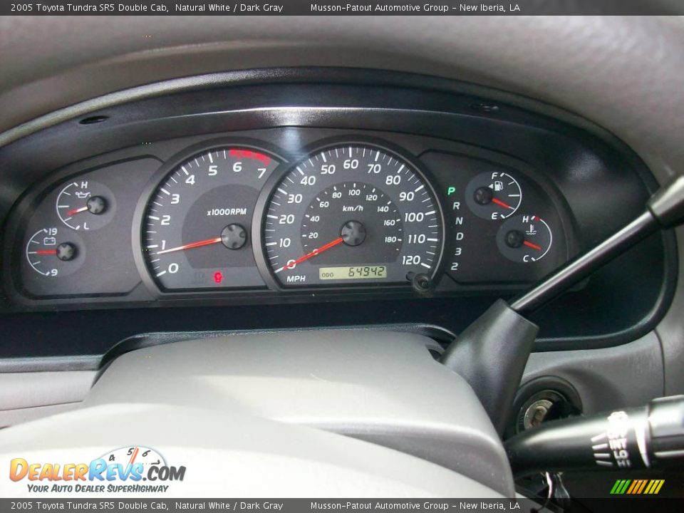 2005 Toyota Tundra SR5 Double Cab Natural White / Dark Gray Photo #13