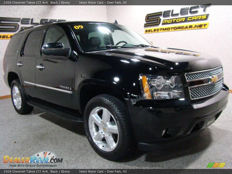 2009 Chevrolet Tahoe LTZ 4x4 Black / Ebony Photo #3