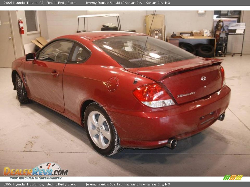 2006 Hyundai Tiburon GS Electric Red / Black Photo #4