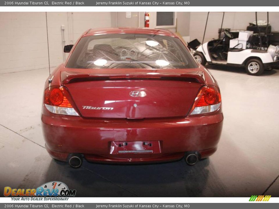 2006 Hyundai Tiburon GS Electric Red / Black Photo #5