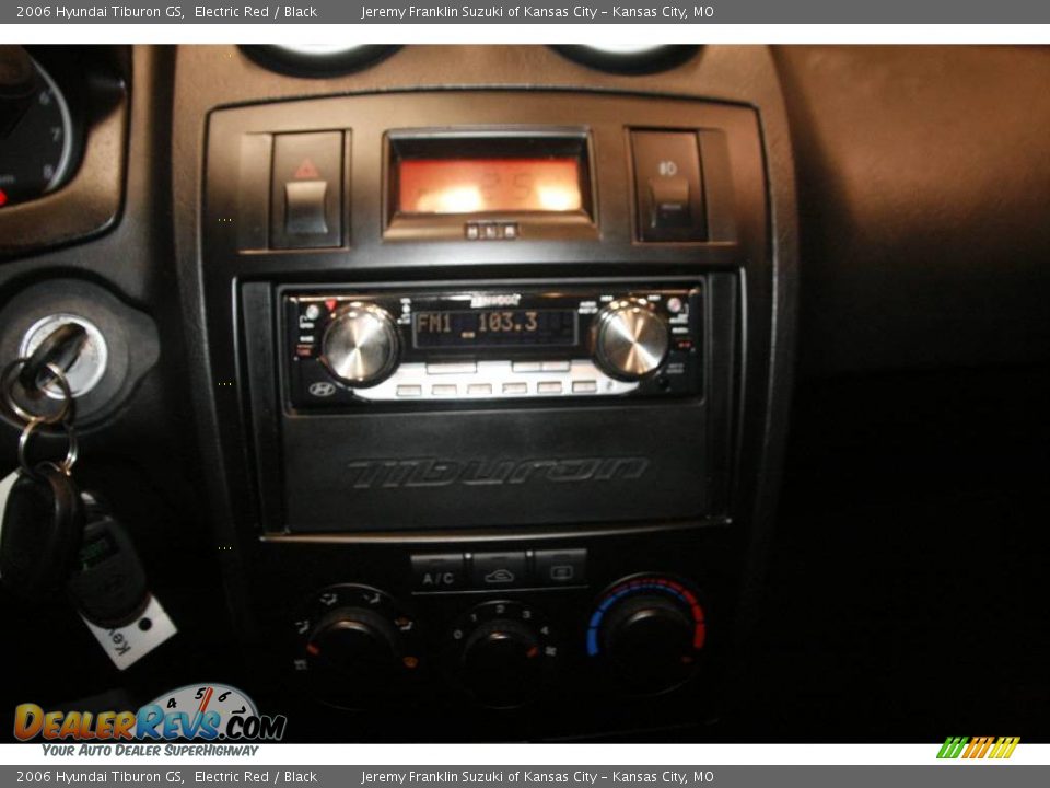 2006 Hyundai Tiburon GS Electric Red / Black Photo #12