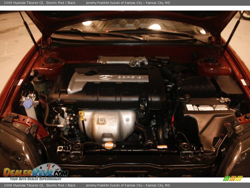 2006 Hyundai Tiburon GS Electric Red / Black Photo #23