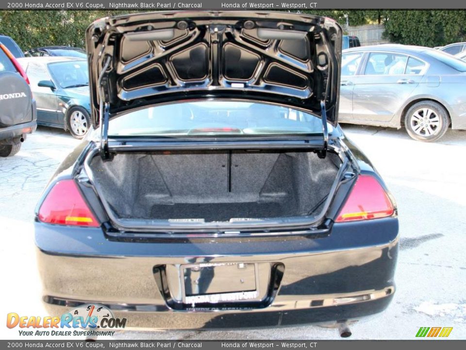 2000 Honda Accord EX V6 Coupe Nighthawk Black Pearl / Charcoal Photo #7