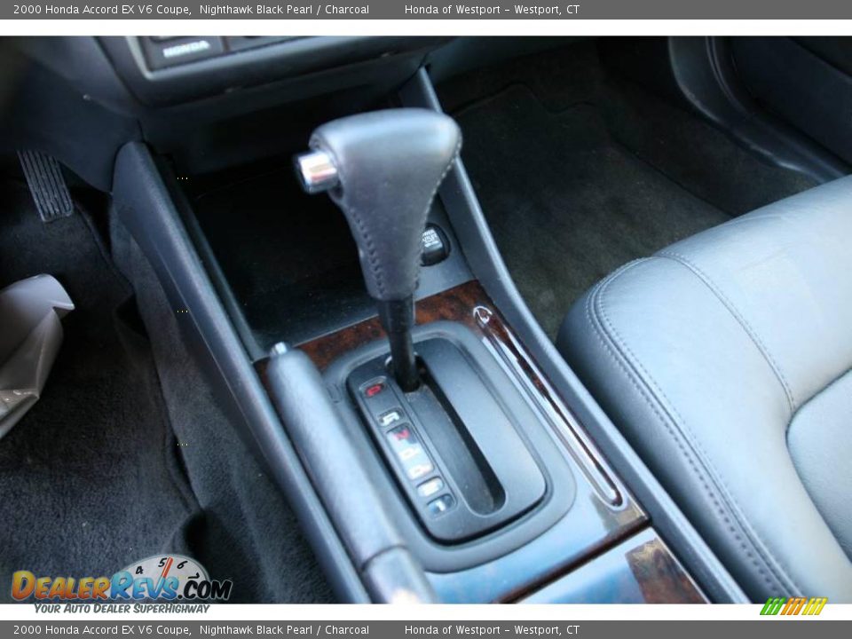 2000 Honda Accord EX V6 Coupe Nighthawk Black Pearl / Charcoal Photo #20