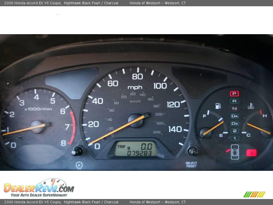 2000 Honda Accord EX V6 Coupe Nighthawk Black Pearl / Charcoal Photo #22
