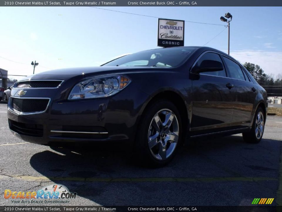 2010 Chevrolet Malibu LT Sedan Taupe Gray Metallic / Titanium Photo #1