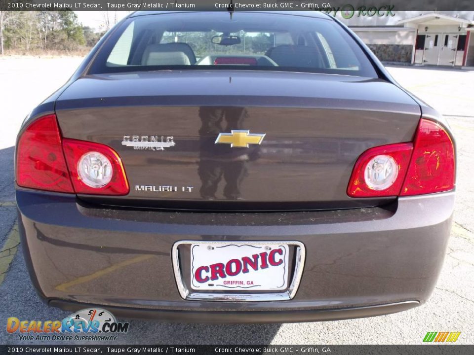 2010 Chevrolet Malibu LT Sedan Taupe Gray Metallic / Titanium Photo #4