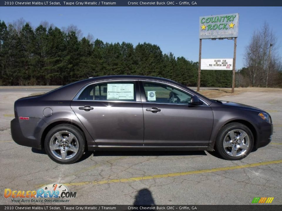 2010 Chevrolet Malibu LT Sedan Taupe Gray Metallic / Titanium Photo #6