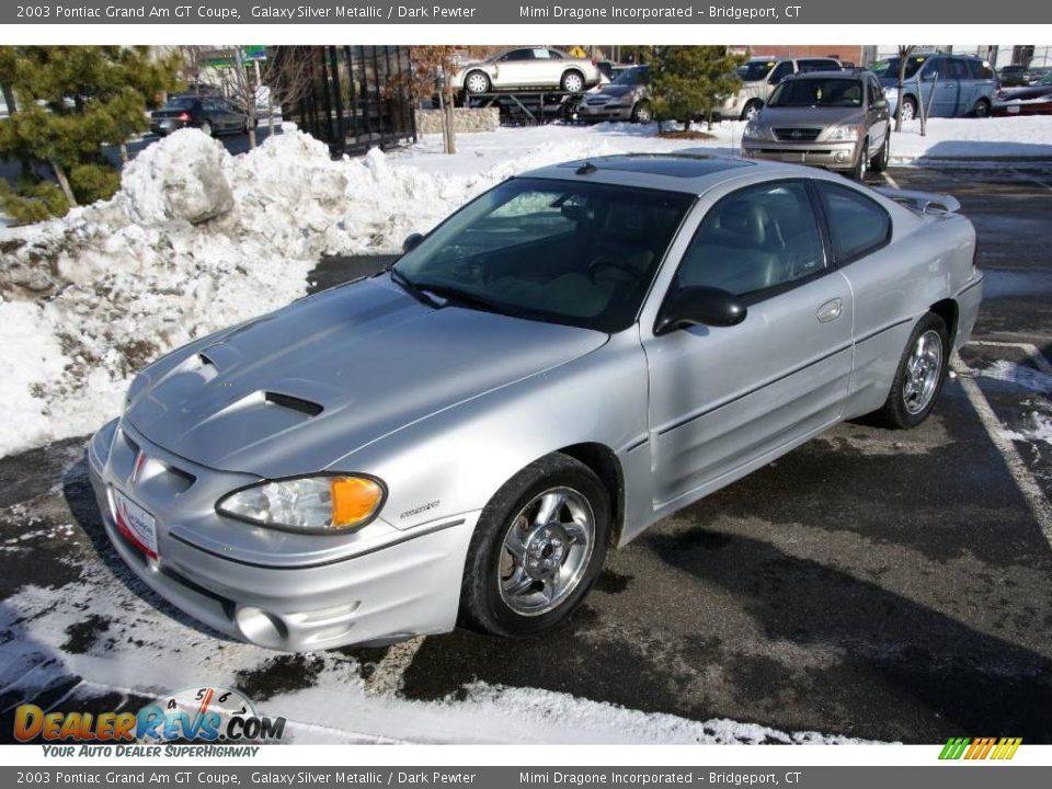 2003 Pontiac Grand Am GT Coupe Galaxy Silver Metallic / Dark Pewter Photo #1