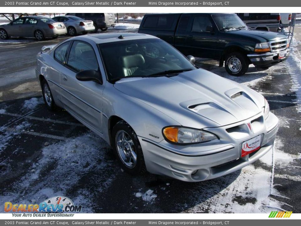 2003 Pontiac Grand Am GT Coupe Galaxy Silver Metallic / Dark Pewter Photo #3