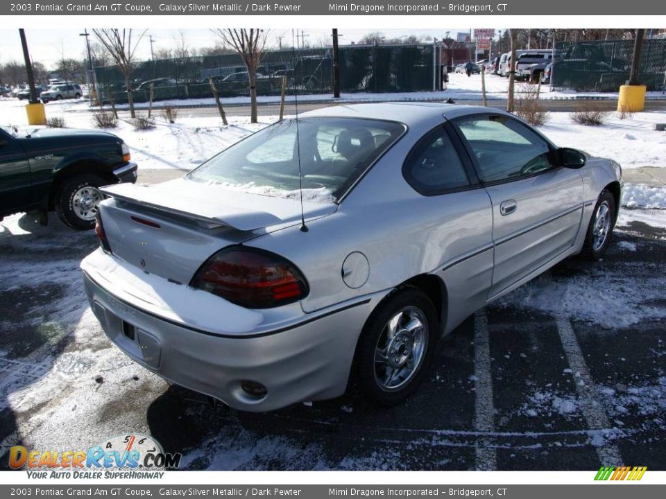 2003 Pontiac Grand Am GT Coupe Galaxy Silver Metallic / Dark Pewter Photo #4