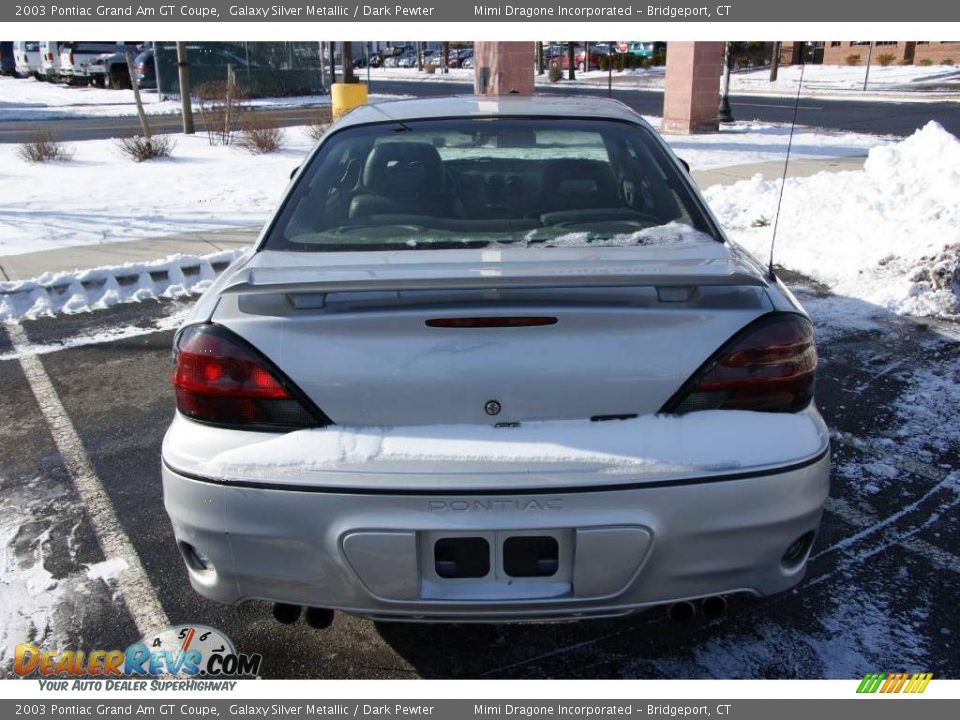 2003 Pontiac Grand Am GT Coupe Galaxy Silver Metallic / Dark Pewter Photo #5