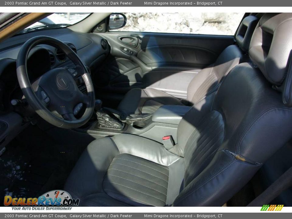 2003 Pontiac Grand Am GT Coupe Galaxy Silver Metallic / Dark Pewter Photo #9