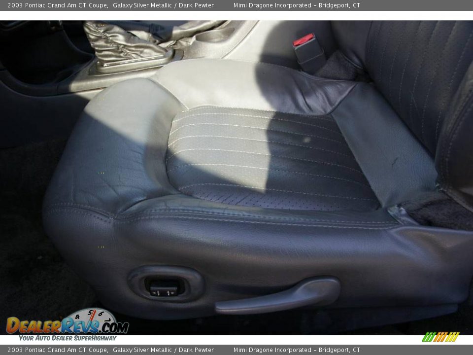 2003 Pontiac Grand Am GT Coupe Galaxy Silver Metallic / Dark Pewter Photo #11