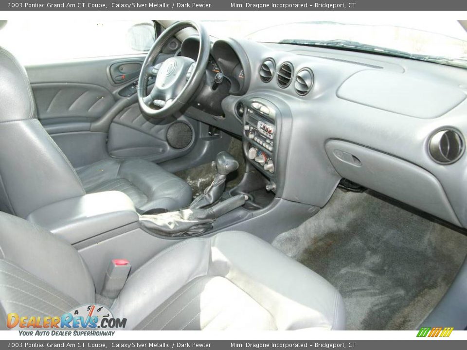 2003 Pontiac Grand Am GT Coupe Galaxy Silver Metallic / Dark Pewter Photo #13