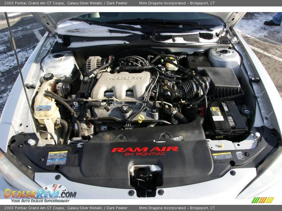 2003 Pontiac Grand Am GT Coupe Galaxy Silver Metallic / Dark Pewter Photo #15