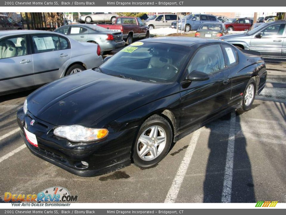 2001 Chevrolet Monte Carlo SS Black / Ebony Black Photo #1