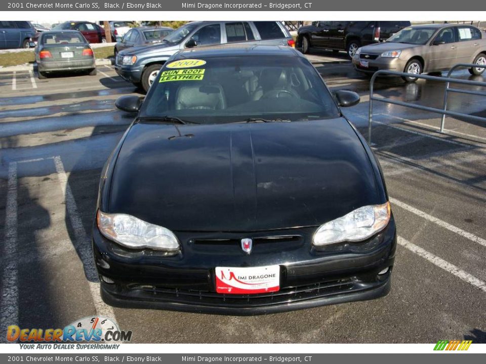 2001 Chevrolet Monte Carlo SS Black / Ebony Black Photo #2
