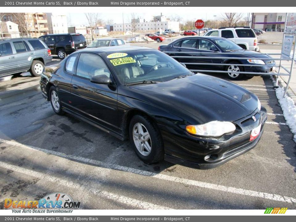 2001 Chevrolet Monte Carlo SS Black / Ebony Black Photo #3