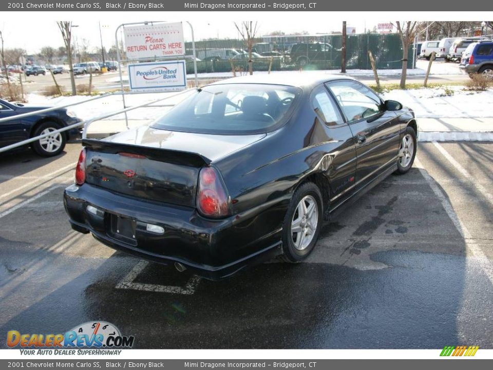 2001 Chevrolet Monte Carlo SS Black / Ebony Black Photo #4