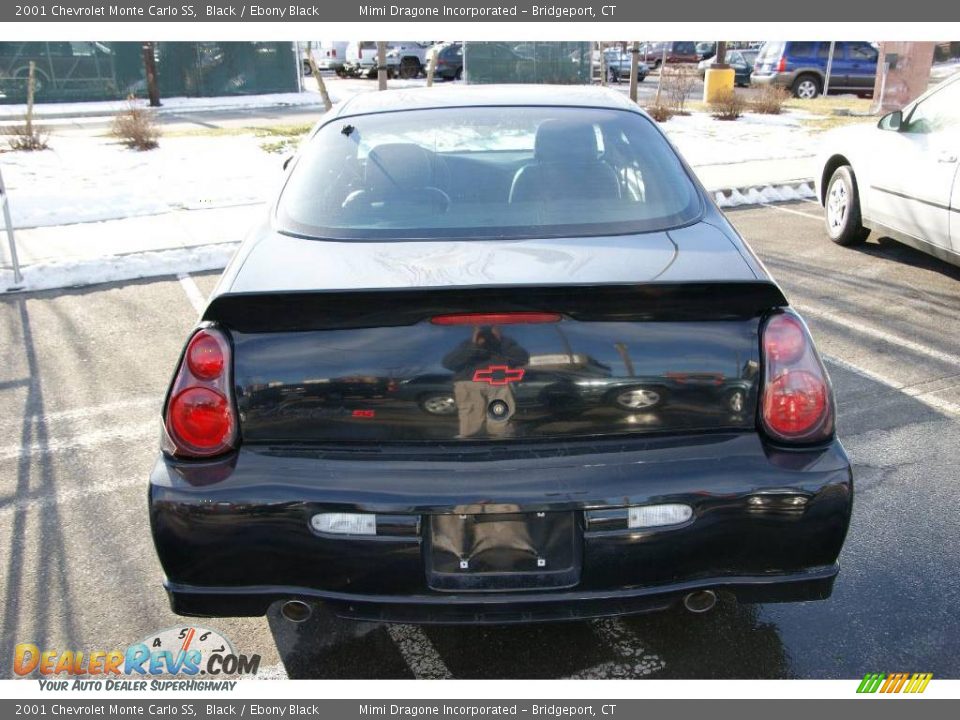 2001 Chevrolet Monte Carlo SS Black / Ebony Black Photo #5