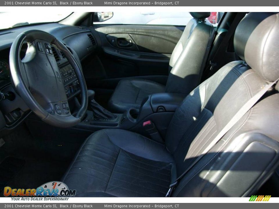 2001 Chevrolet Monte Carlo SS Black / Ebony Black Photo #10