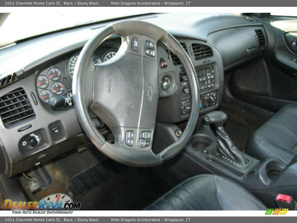 2001 Chevrolet Monte Carlo SS Black / Ebony Black Photo #12