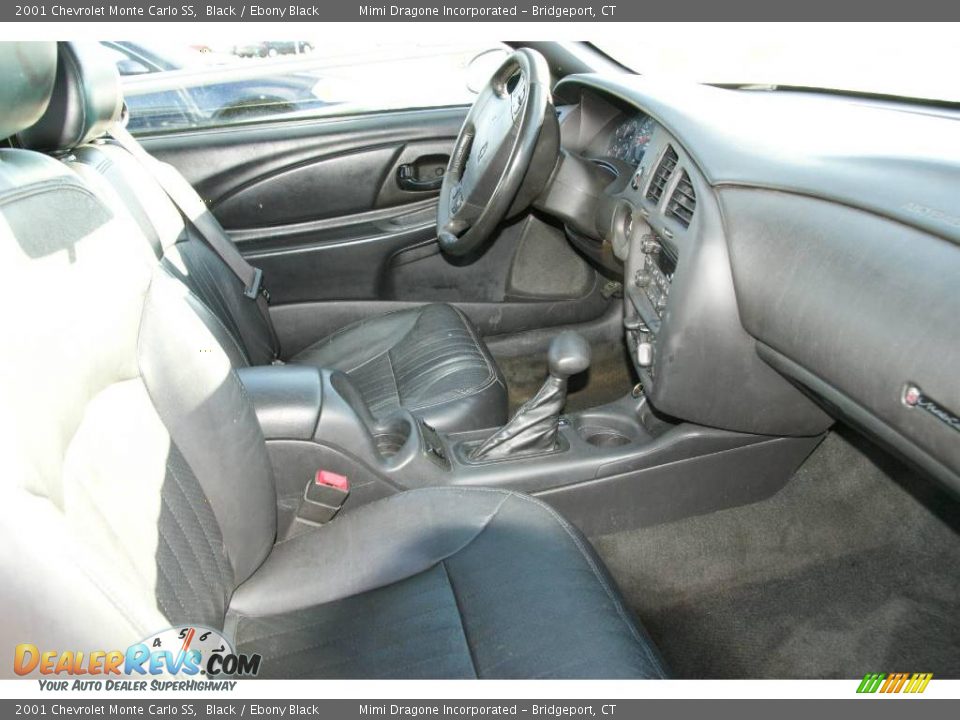 2001 Chevrolet Monte Carlo SS Black / Ebony Black Photo #14
