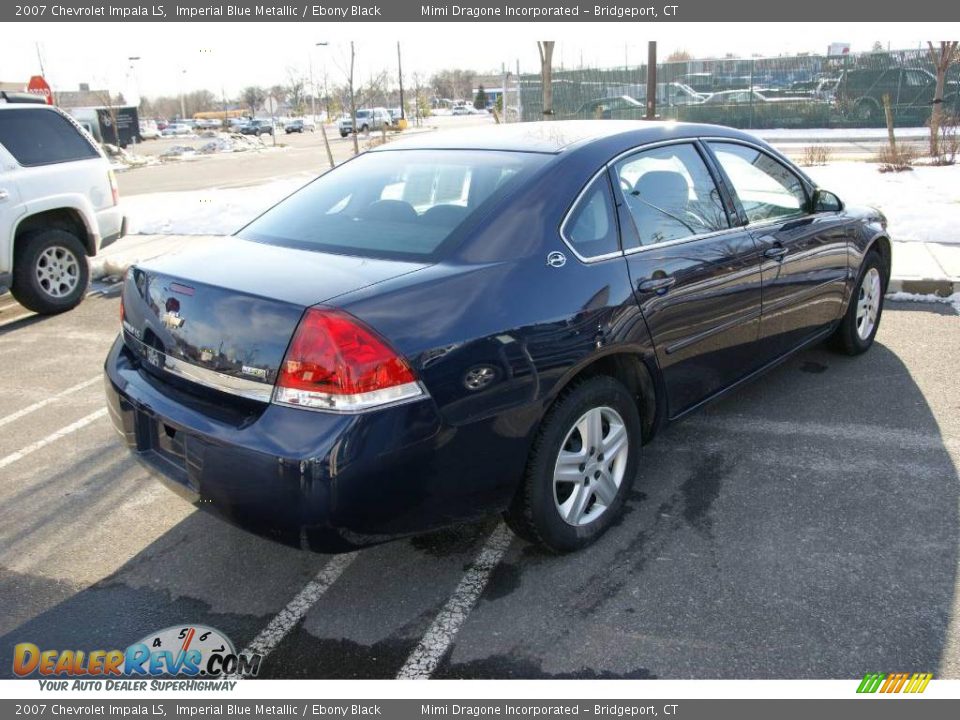 2007 Chevrolet Impala LS Imperial Blue Metallic / Ebony Black Photo #3