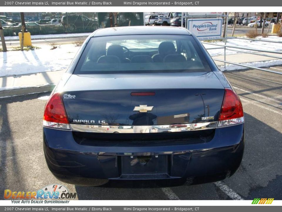 2007 Chevrolet Impala LS Imperial Blue Metallic / Ebony Black Photo #4