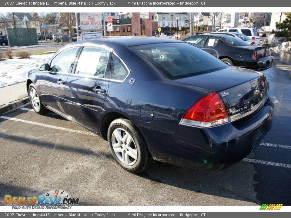 2007 Chevrolet Impala LS Imperial Blue Metallic / Ebony Black Photo #5