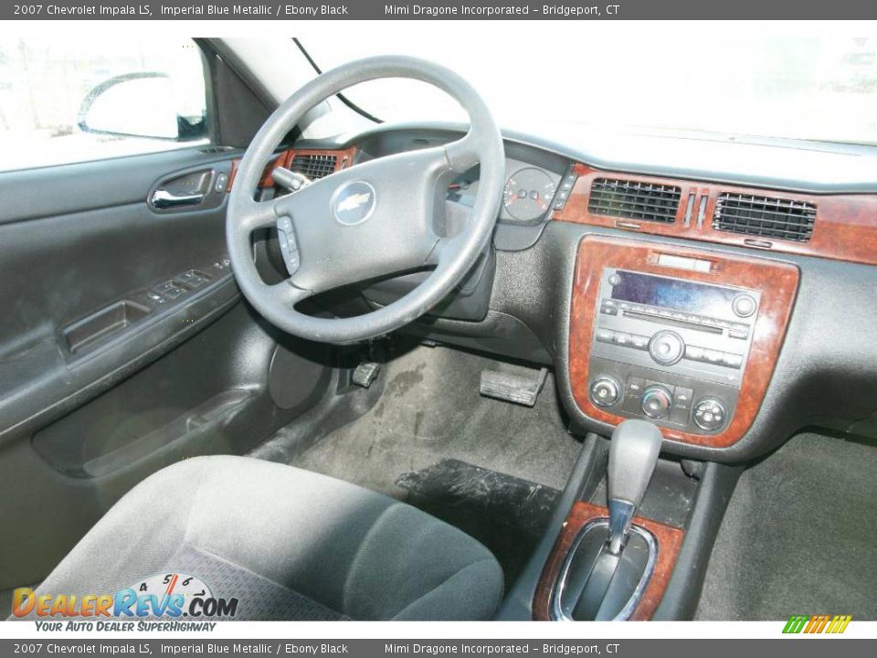 2007 Chevrolet Impala LS Imperial Blue Metallic / Ebony Black Photo #13