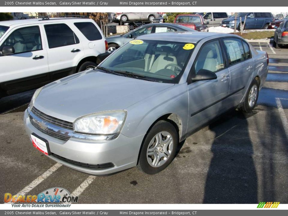 2005 Chevrolet Malibu Sedan Galaxy Silver Metallic / Gray Photo #1