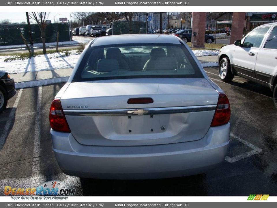2005 Chevrolet Malibu Sedan Galaxy Silver Metallic / Gray Photo #5