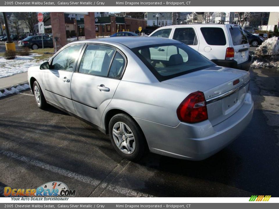 2005 Chevrolet Malibu Sedan Galaxy Silver Metallic / Gray Photo #6