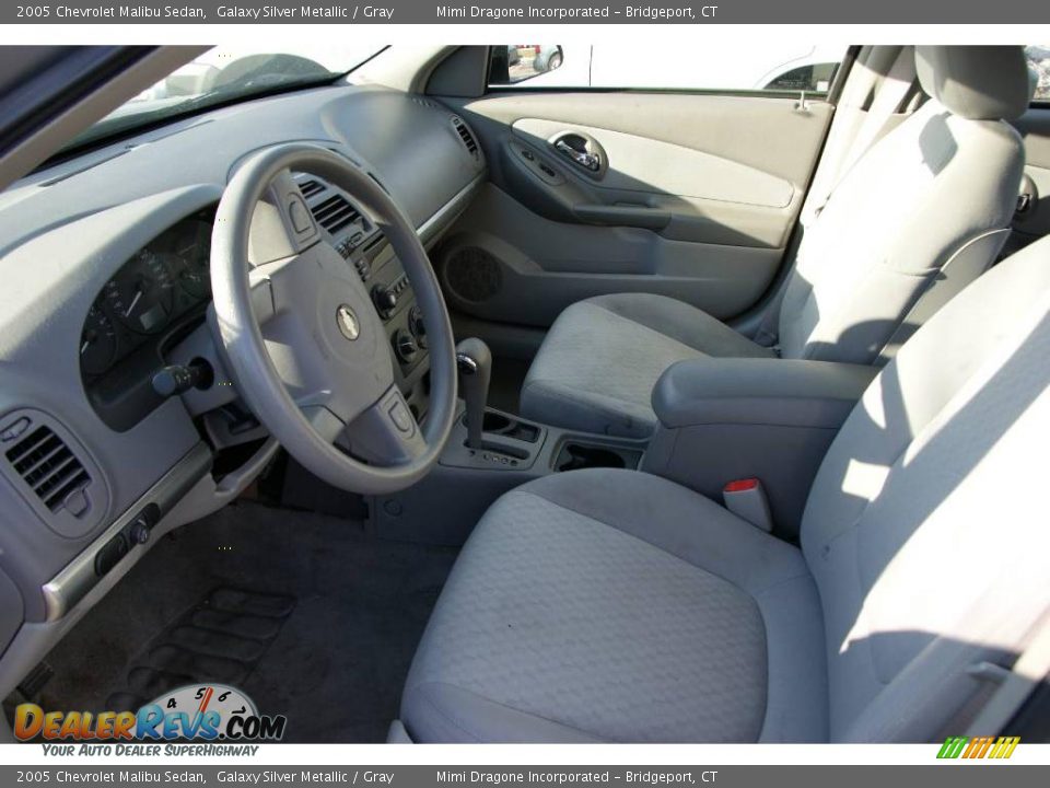 2005 Chevrolet Malibu Sedan Galaxy Silver Metallic / Gray Photo #8