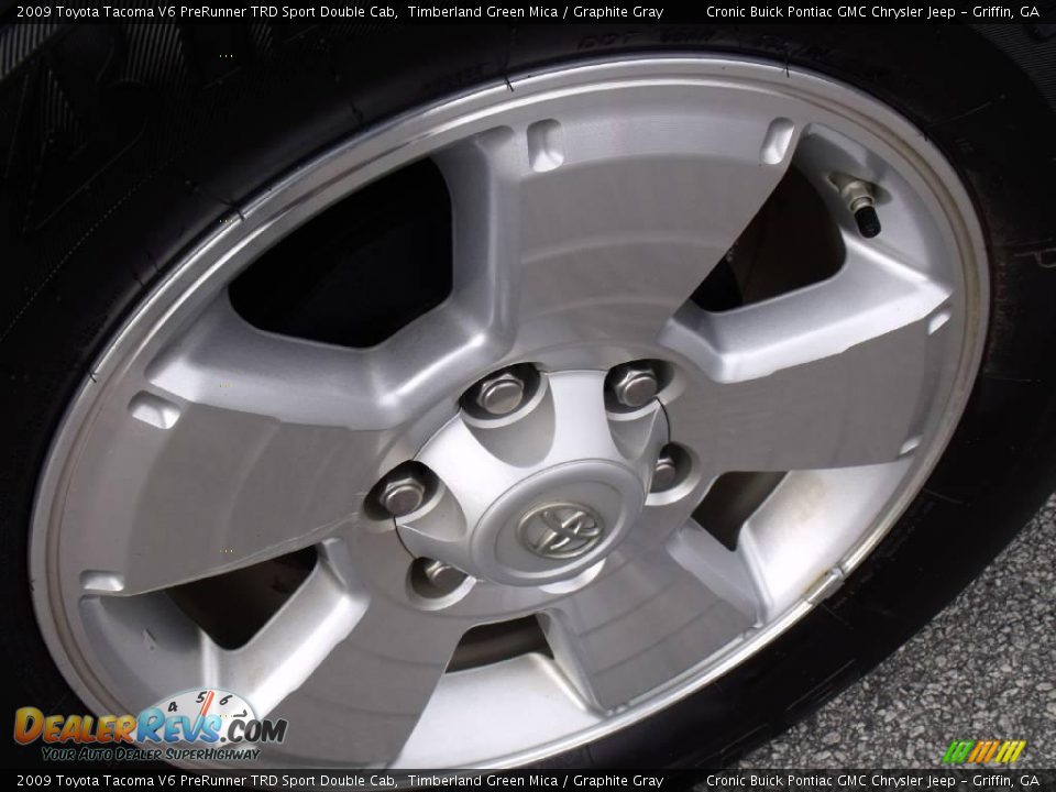 2009 Toyota Tacoma V6 PreRunner TRD Sport Double Cab Timberland Green Mica / Graphite Gray Photo #8