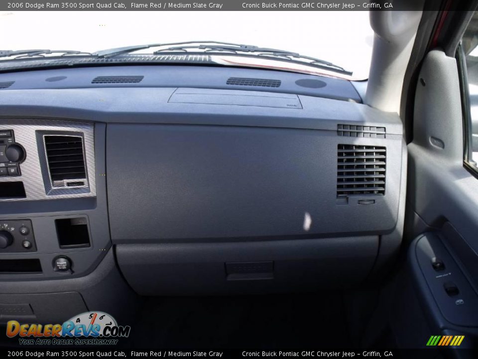 2006 Dodge Ram 3500 Sport Quad Cab Flame Red / Medium Slate Gray Photo #19