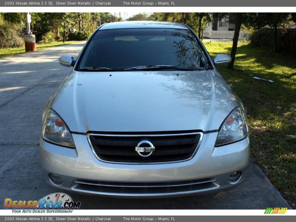 2003 Nissan Altima 3.5 SE Sheer Silver Metallic / Charcoal Photo #18