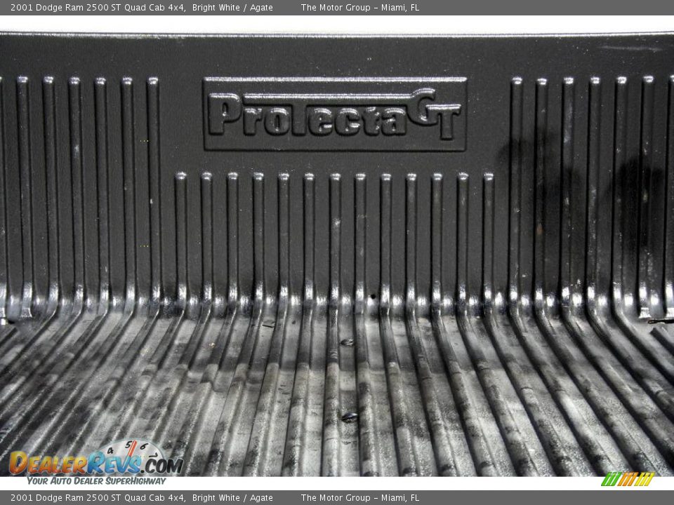 2001 Dodge Ram 2500 ST Quad Cab 4x4 Bright White / Agate Photo #34