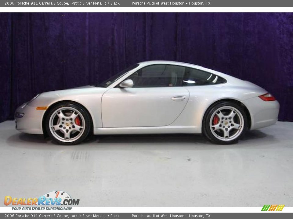 2006 Porsche 911 Carrera S Coupe Arctic Silver Metallic / Black Photo #2