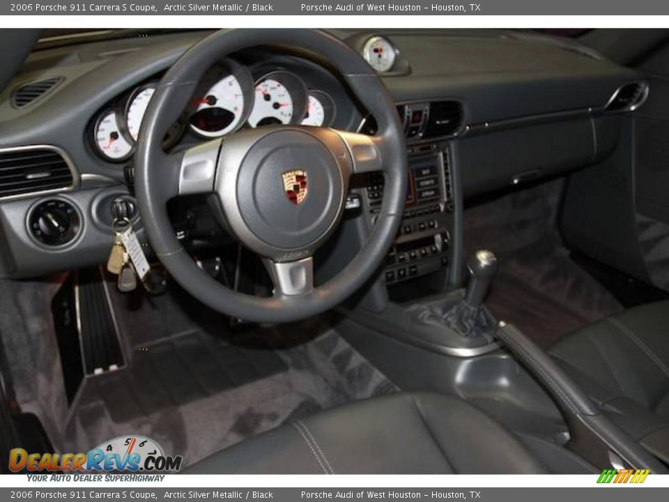 2006 Porsche 911 Carrera S Coupe Arctic Silver Metallic / Black Photo #5