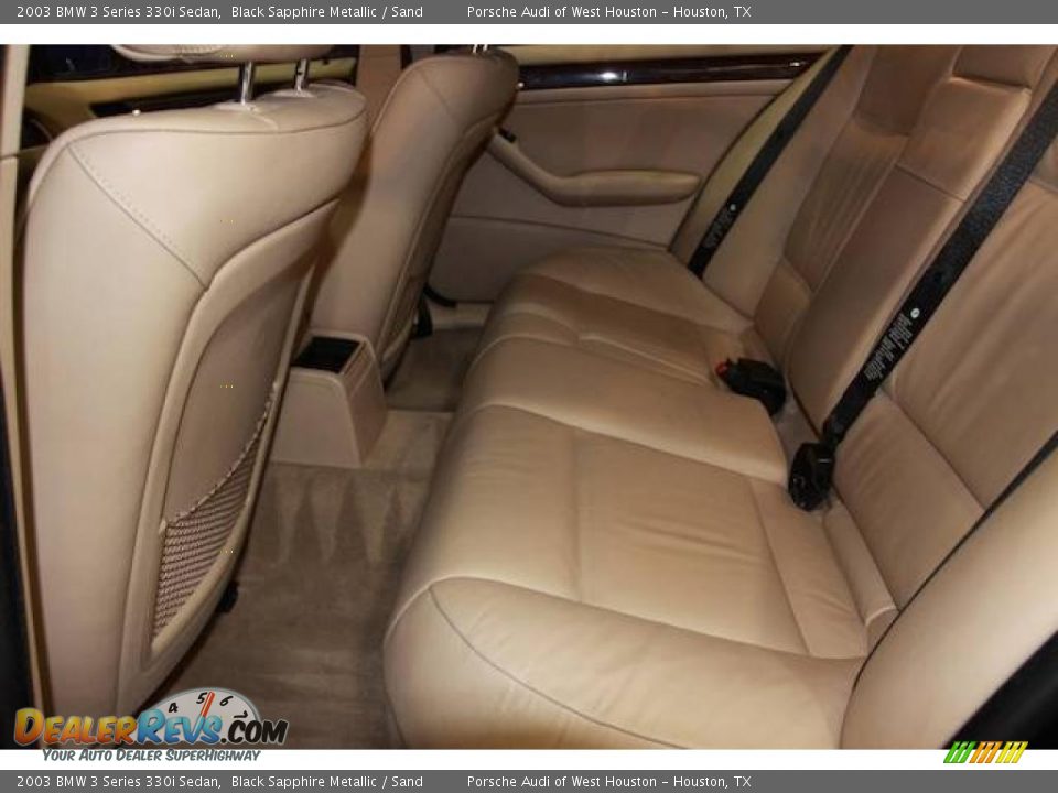 2003 BMW 3 Series 330i Sedan Black Sapphire Metallic / Sand Photo #7